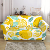 Lemon Design Pattern Loveseat Couch Slipcover