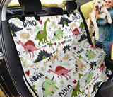 Cute Dinosaurs Pattern Dog Car Seat Covers