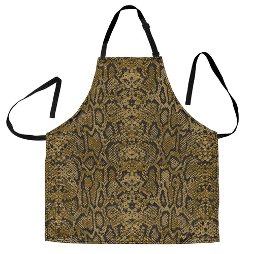 Snake Skin Pattern Adjustable Apron