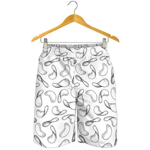 Potato Chips Pattern Print Design 04 Men Shorts