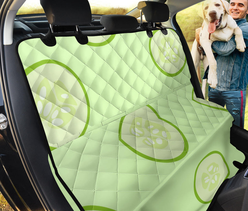 Cucumber Pattern Dog Car Seat Covers