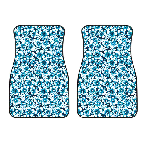 Hibiscus Pattern Print Design 04 Front Car Mats
