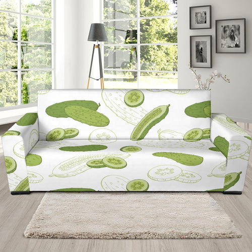 Cucumber Sketch Pattern Sofa Slipcover
