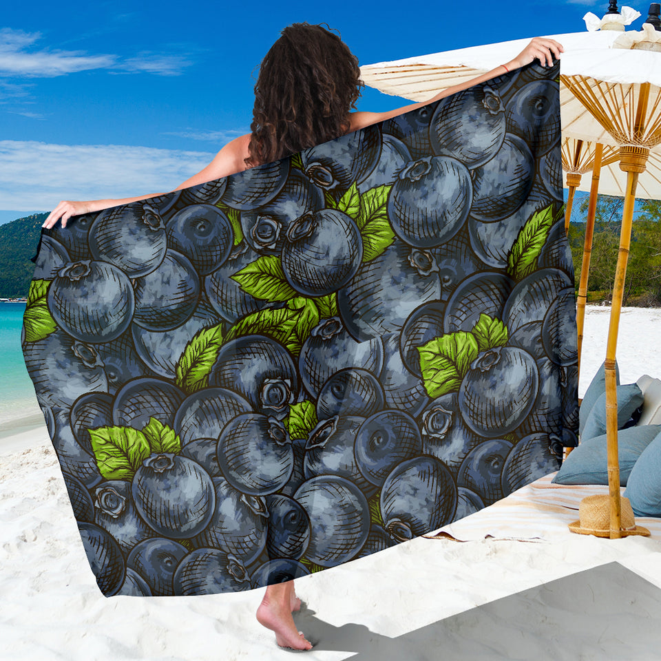 Blueberry Pattern Sarong