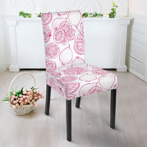 Sketch Guava Pattern Dining Chair Slipcover