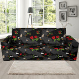 Eagle Pattern Print Design 04 Sofa Slipcover