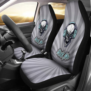 Rock Me Car Seat Covers For Skull Lovers And Music Freaks