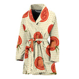Tomato Dot Background Women'S Bathrobe