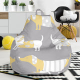 Cute Dachshund Dog Pattern Bean Bag Cover