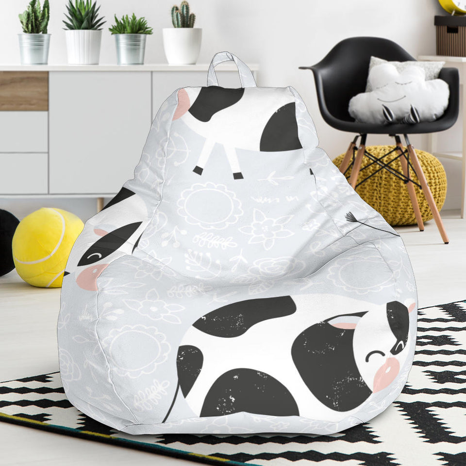Cute Cows Pattern Bean Bag Cover