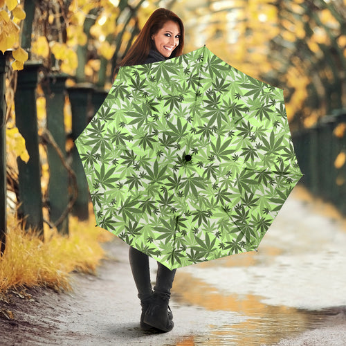 Canabis Marijuana Weed Pattern Print Design 01 Umbrella