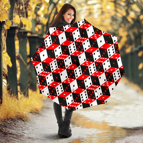 Dice Pattern Print Design 02 Umbrella