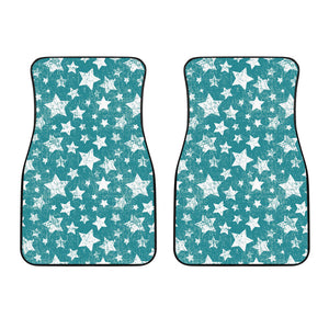 Vintage Star Pattern Front Car Mats
