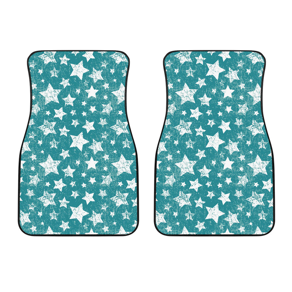 Vintage Star Pattern Front Car Mats