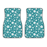 Vintage Star Pattern Front Car Mats