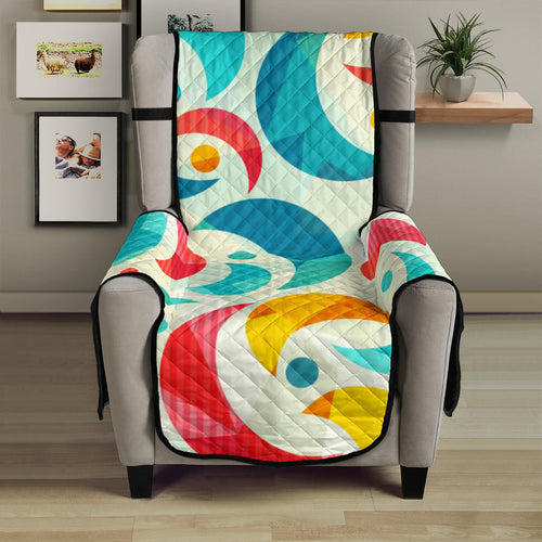 Colorful moon pattern Chair Cover Protector