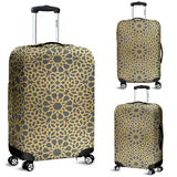 Arabic Star Gold Pattern Luggage Covers