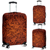 Cocoa Beans Tribal Polynesian Pattern Luggage Covers