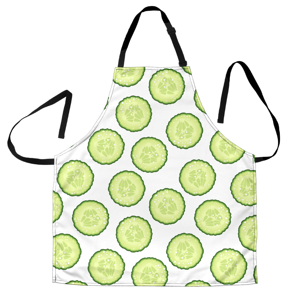 Cucumber Slices Pattern Adjustable Apron