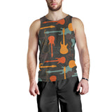 electric guitars pattern Men Tank Top