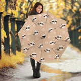 Cute Raccoon Heart Pattern Umbrella