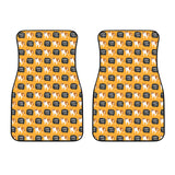 English Bulldog Pattern Print Design 04 Front Car Mats