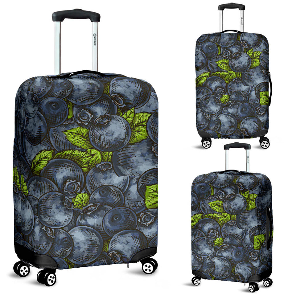 Blueberry Pattern Luggage Covers