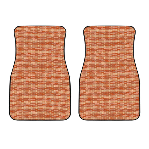 Brick Printed Pattern Print Design 02 Front Car Mats
