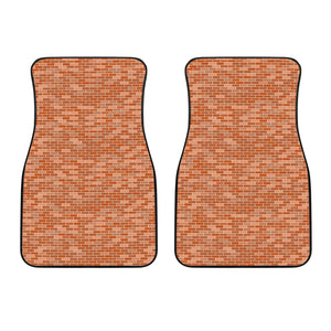 Brick Printed Pattern Print Design 02 Front Car Mats
