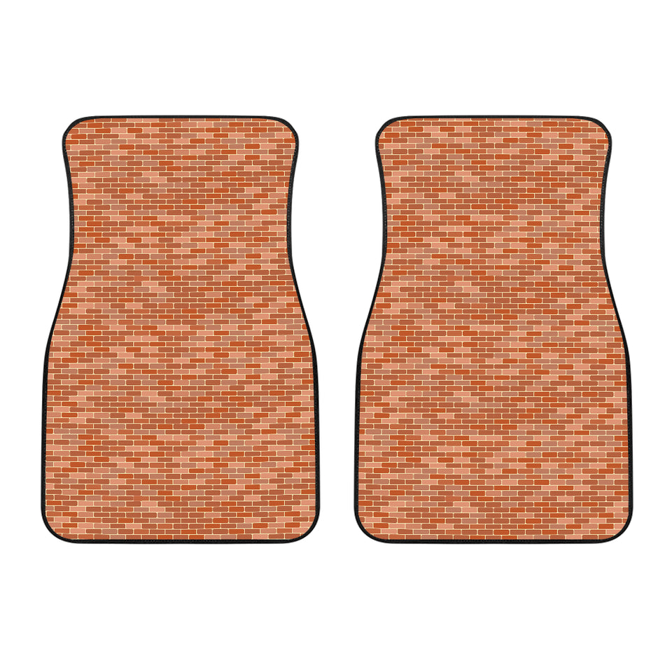 Brick Printed Pattern Print Design 02 Front Car Mats