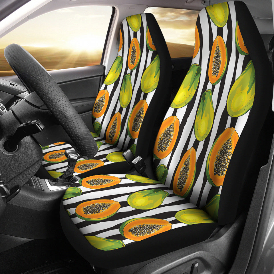 Papaya Design Pattern  Universal Fit Car Seat Covers