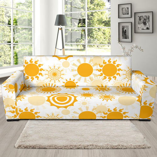 Sun Design Pattern Sofa Slipcover.