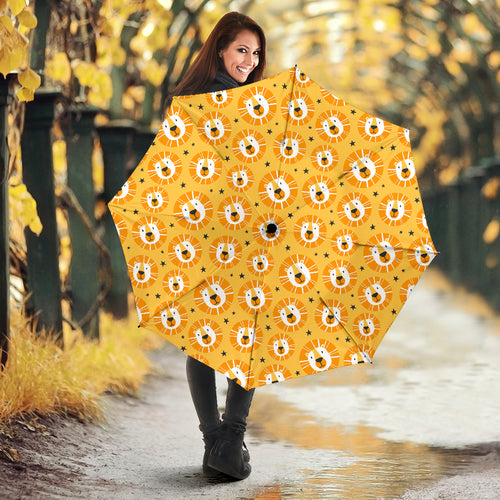Lion Pattern Print Design 03 Umbrella