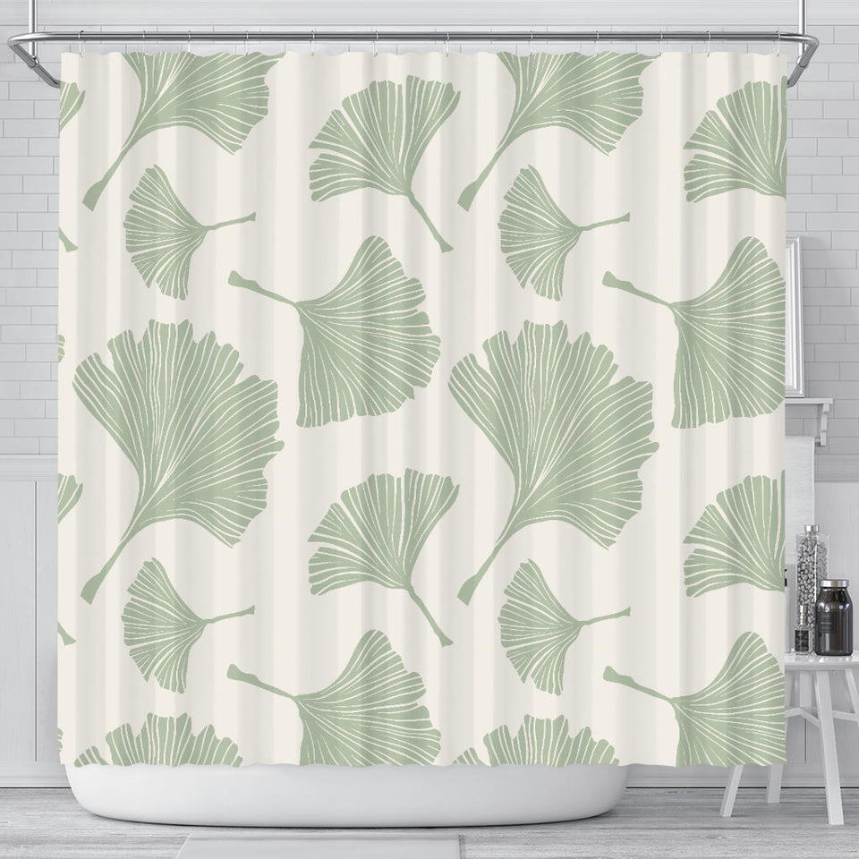 Ginkgo Leaves Pattern Shower Curtain Fulfilled In US
