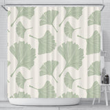 Ginkgo Leaves Pattern Shower Curtain Fulfilled In US
