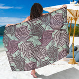 Spider Web Cobweb Design Color Pattern Sarong