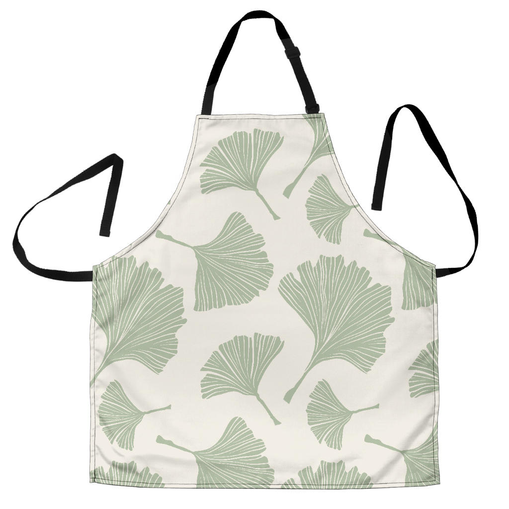 Ginkgo Leaves Pattern Adjustable Apron