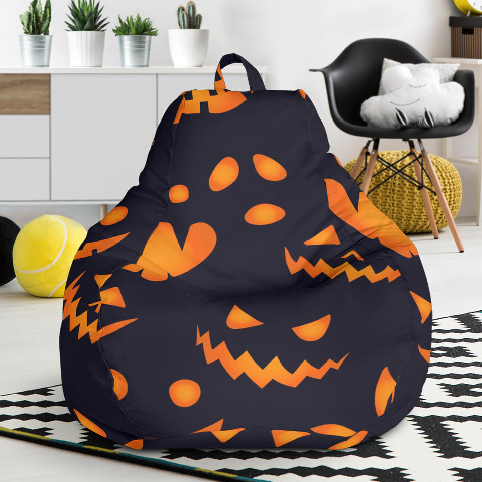 Halloween Pattern Pumpkin Background Bean Bag Cover