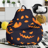 Halloween Pattern Pumpkin Background Bean Bag Cover