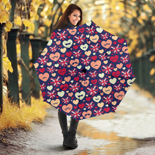 British Pattern Print Design 02 Umbrella