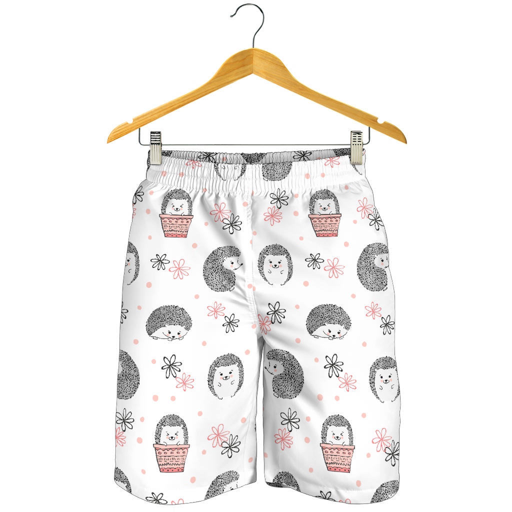 Hedgehog Pattern Print Design 02 Men Shorts