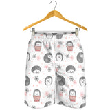 Hedgehog Pattern Print Design 02 Men Shorts