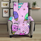 Cute ice cream cone animal pattern Chair Cover Protector