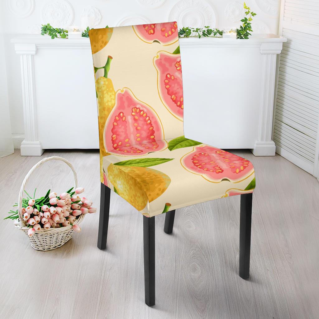 Beautiful Guava Pattern Dining Chair Slipcover