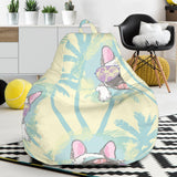 French Bulldog Hawaii Blackground Bean Bag Cover