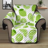 Lime design pattern Recliner Cover Protector