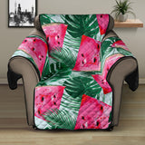 Watermelons tropical palm leaves pattern Recliner Cover Protector