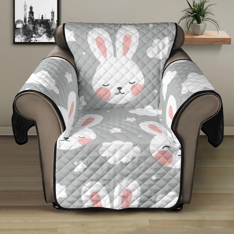 Rabbit cloud Pattern Recliner Cover Protector