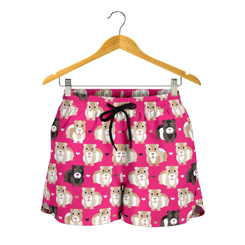 Guinea Pig Pattern Print Design 01 Women Shorts