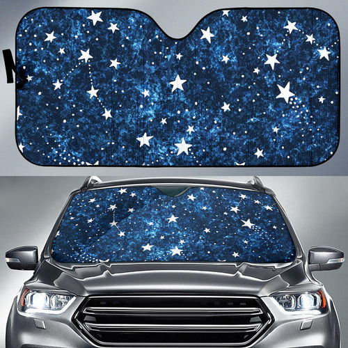 Night Sky Star Pattern Car Sun Shade